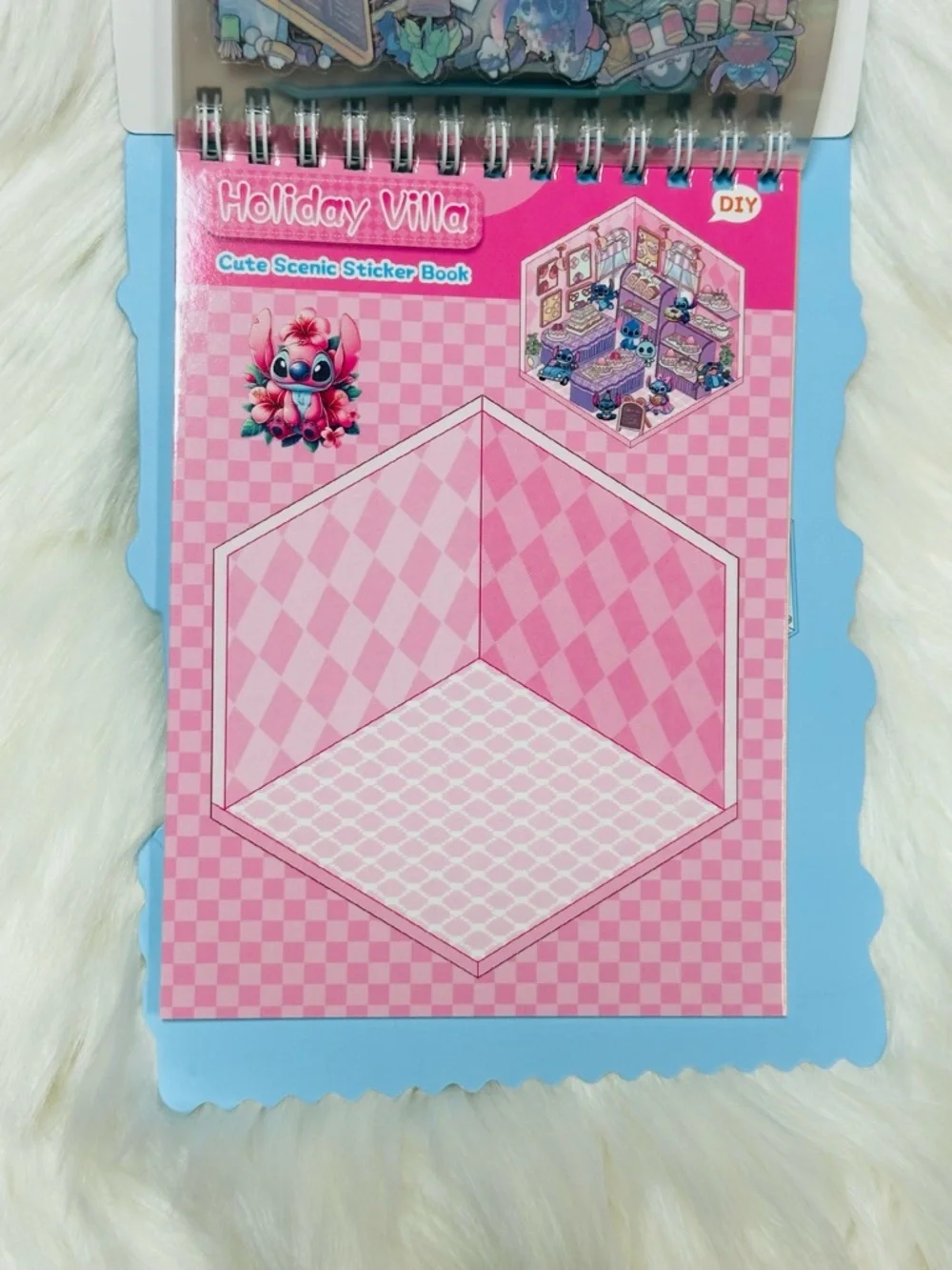 Mini World Landscaping Sticker Collection - Pink & Blue